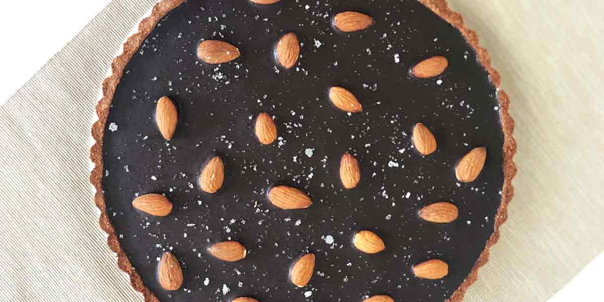 Almond and Salty Cacao Tartlet - Paleo Gluten Free
